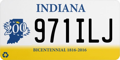 IN license plate 971ILJ