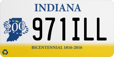 IN license plate 971ILL