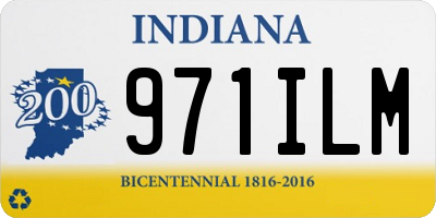 IN license plate 971ILM
