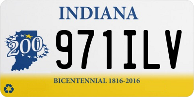 IN license plate 971ILV