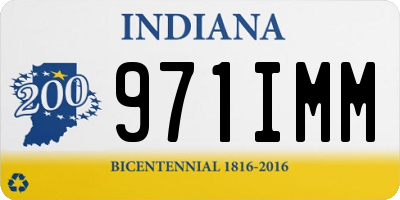IN license plate 971IMM