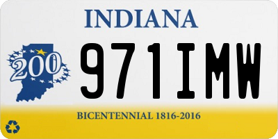 IN license plate 971IMW