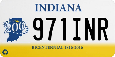 IN license plate 971INR