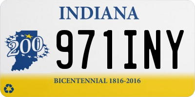 IN license plate 971INY