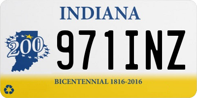 IN license plate 971INZ