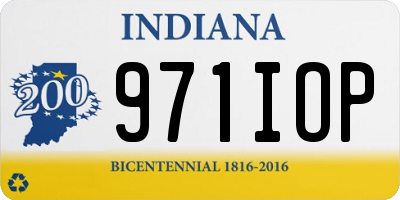 IN license plate 971IOP
