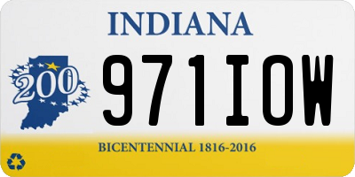 IN license plate 971IOW
