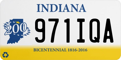 IN license plate 971IQA