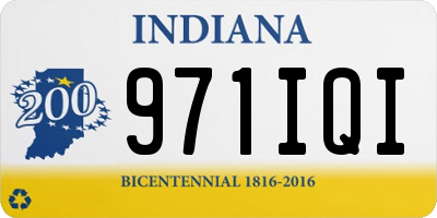 IN license plate 971IQI