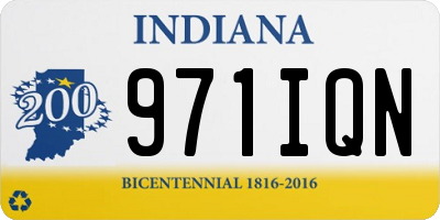 IN license plate 971IQN