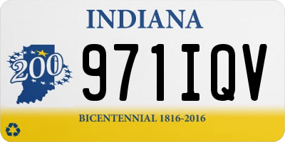 IN license plate 971IQV