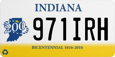 IN license plate 971IRH