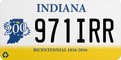 IN license plate 971IRR
