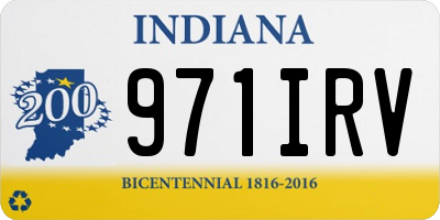 IN license plate 971IRV