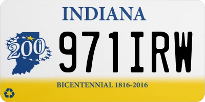 IN license plate 971IRW