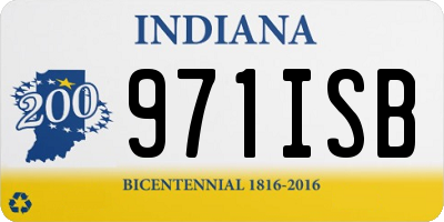 IN license plate 971ISB