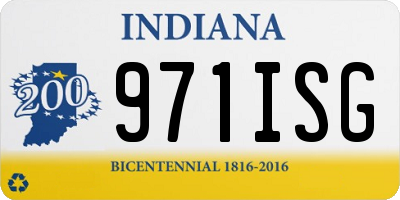 IN license plate 971ISG