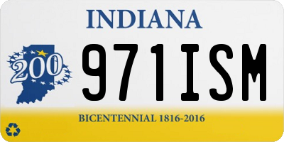 IN license plate 971ISM