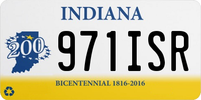 IN license plate 971ISR