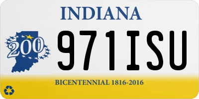 IN license plate 971ISU