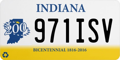 IN license plate 971ISV