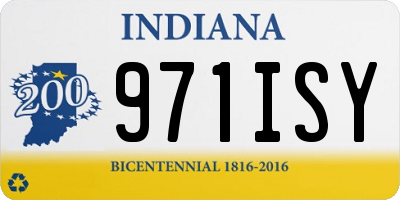 IN license plate 971ISY