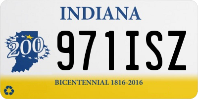 IN license plate 971ISZ