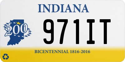 IN license plate 971IT