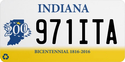 IN license plate 971ITA