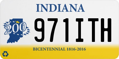 IN license plate 971ITH