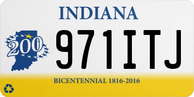 IN license plate 971ITJ