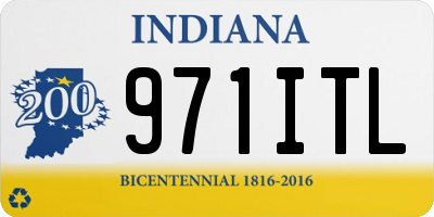 IN license plate 971ITL