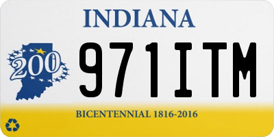 IN license plate 971ITM