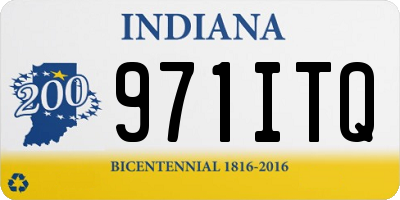 IN license plate 971ITQ