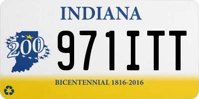 IN license plate 971ITT