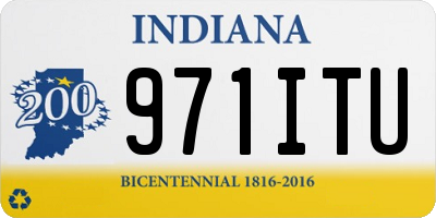 IN license plate 971ITU