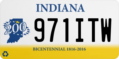 IN license plate 971ITW
