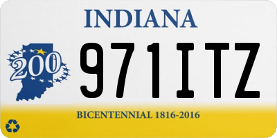 IN license plate 971ITZ