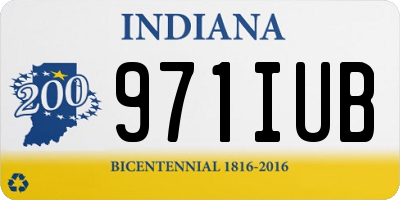 IN license plate 971IUB