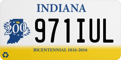 IN license plate 971IUL