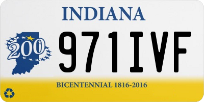 IN license plate 971IVF