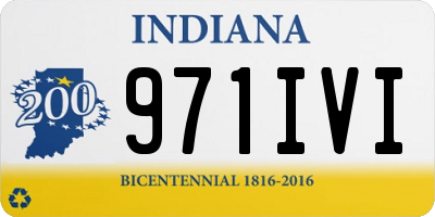 IN license plate 971IVI