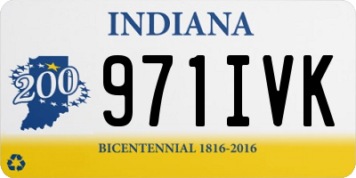 IN license plate 971IVK