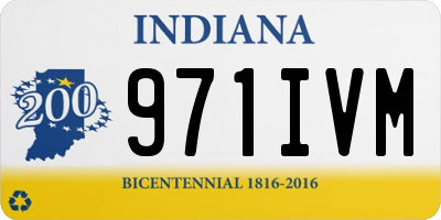 IN license plate 971IVM