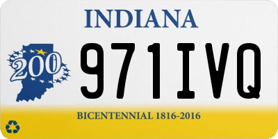 IN license plate 971IVQ