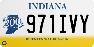 IN license plate 971IVY