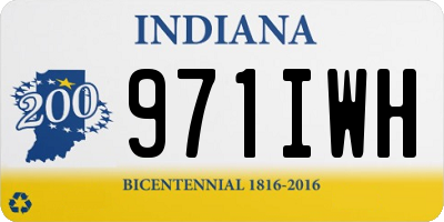 IN license plate 971IWH