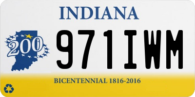 IN license plate 971IWM