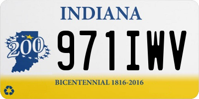 IN license plate 971IWV