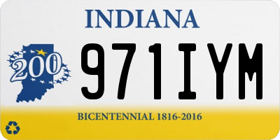 IN license plate 971IYM